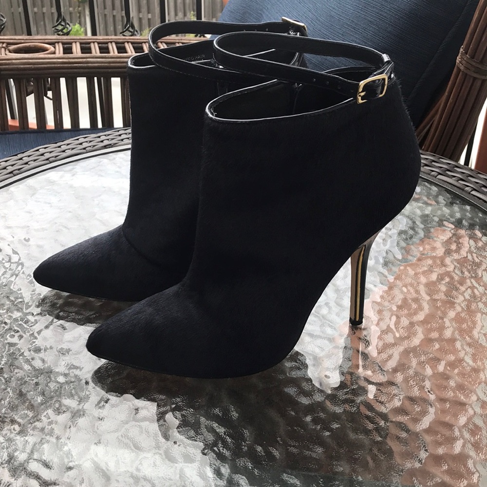 Navy booties